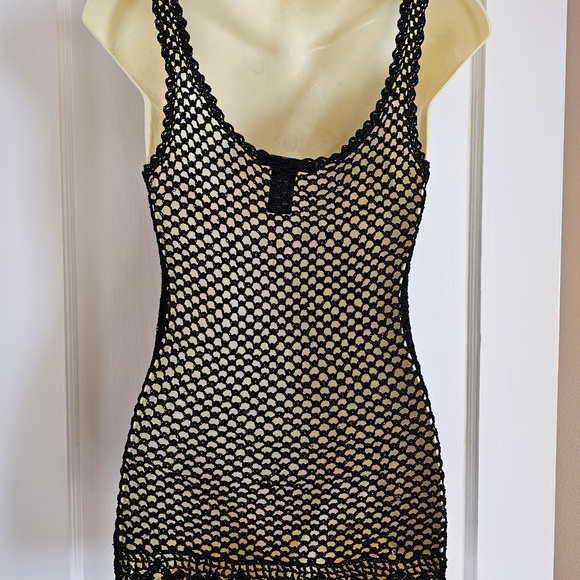 Black Crochet Tank Top - Picture 2 of 2